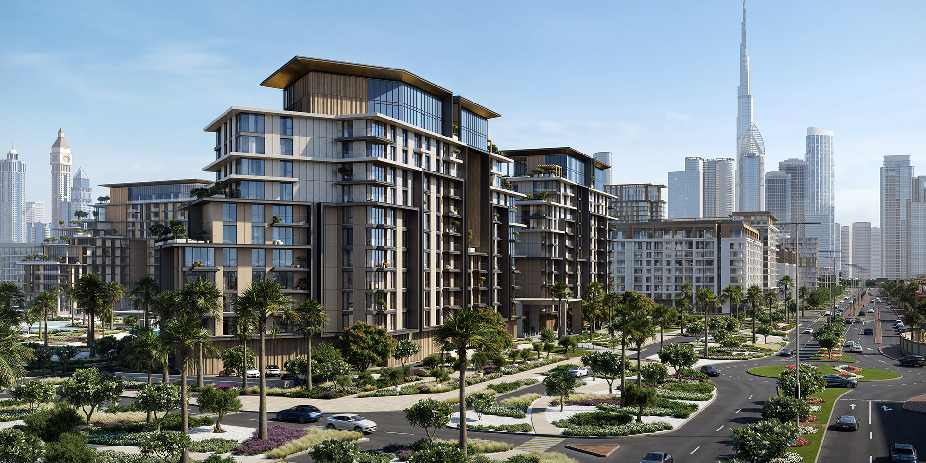 city walk crestlane exterior distance view