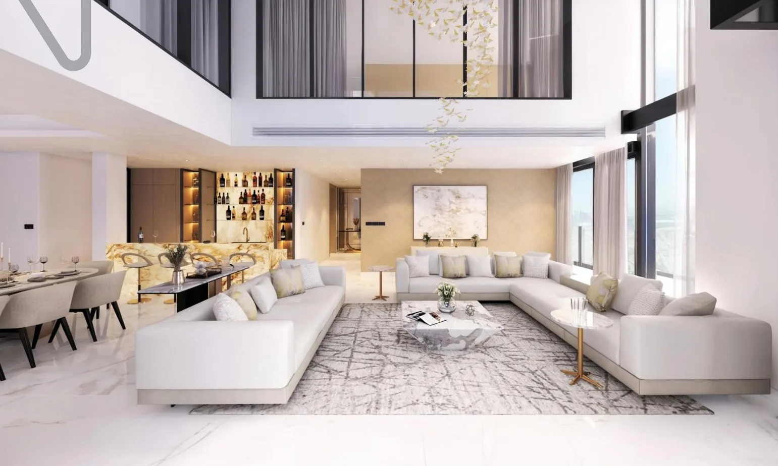 Renovated 3 Bed Duplex | Double-Height Living | Skyline Views
