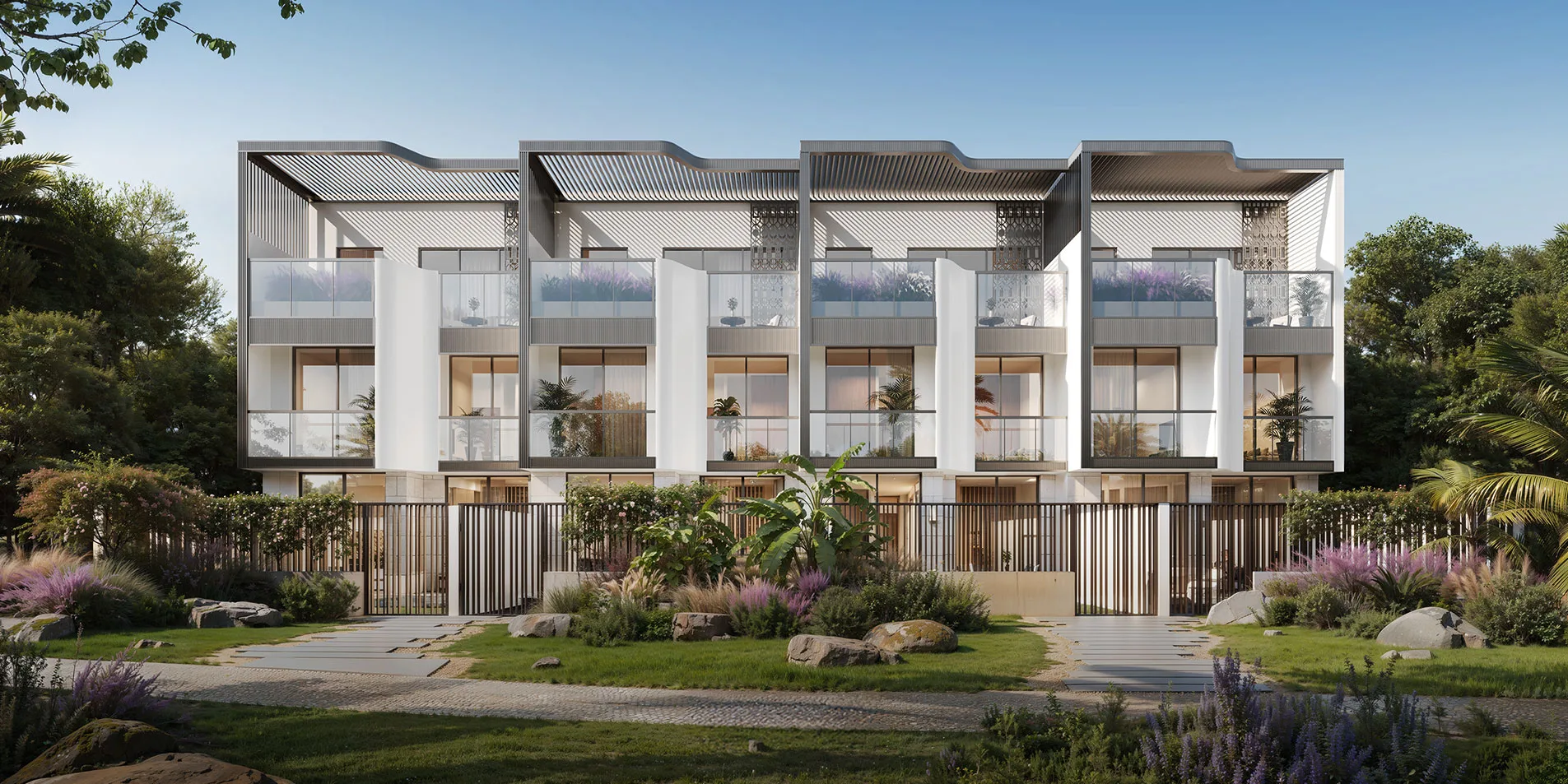 knightsbridge four bedroom townhouses with landscaped gardens