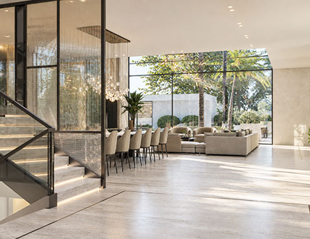 open plan umm ai sheif villa interior